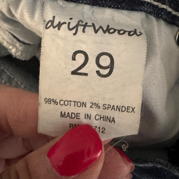 Sundance Driftwood Denim Jeans Marilyn Embroidery boho festival hippie size 29 - Picture 9 of 11